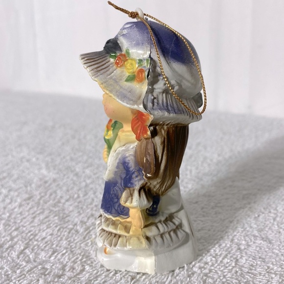 Vintage Holly Hobbie Hard Plastic Christmas Ornament - Picture 2 of 11